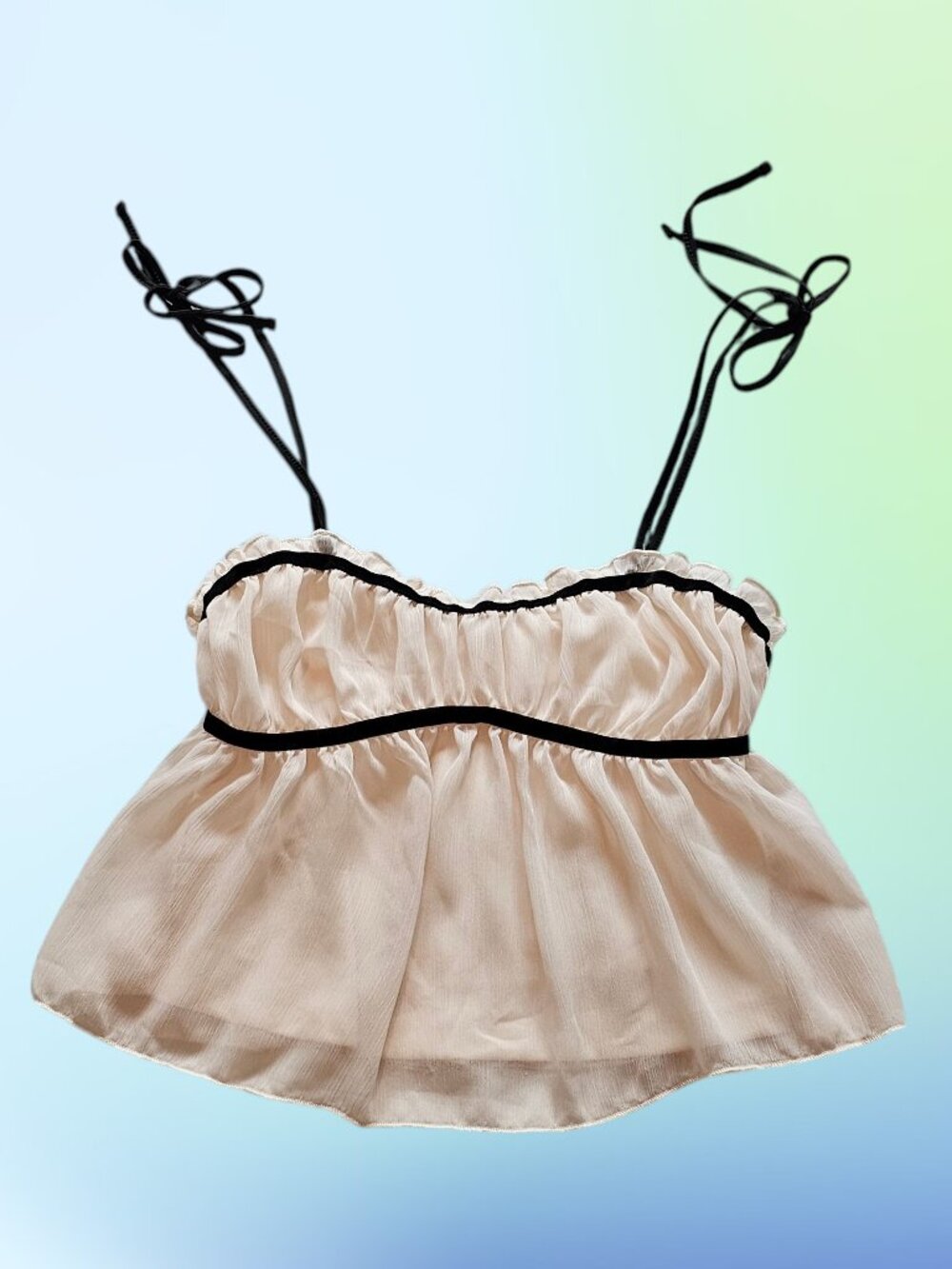 SHEIN XS Camisole Top Off White